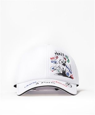 スプラッシュメッシュクマ刺繍CAP(01ホワイト-48)
