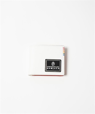 二つ折り財布 カード段6＜ソート小物＞(ホワイト-フリー)