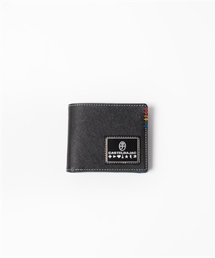 二つ折り財布 カード段6＜ソート小物＞(ブラック-フリー)