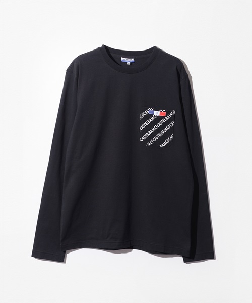 【EC限定】ロゴ柄ポケット付き長袖Tシャツ(99 ブラック-44)