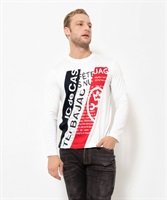 60天竺切り替えブルゾン長袖Tシャツ