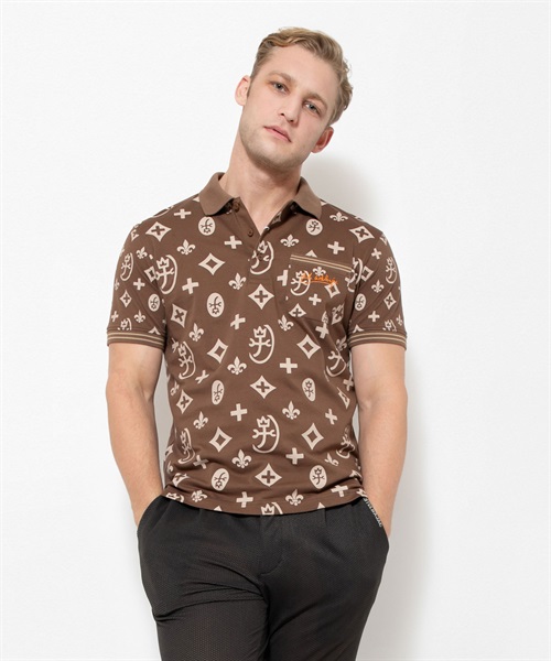 モノグラムブルゾン半袖ポロシャツ | カステルバジャック（CASTELBAJAC）公式通販