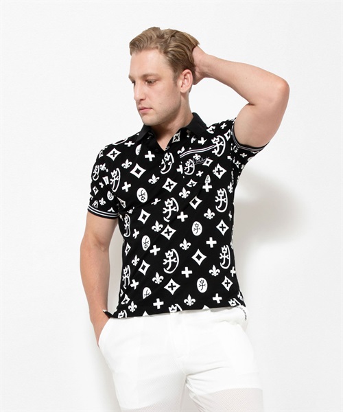 モノグラムブルゾン半袖ポロシャツ | カステルバジャック（CASTELBAJAC）公式通販