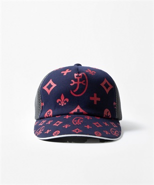 綿天竺モノグラムCAP