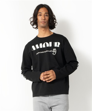 ポリエステルニット長袖Tシャツ