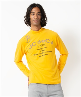 ミップストレッチスウェードハイネックTシャツ(30イエロー-46)