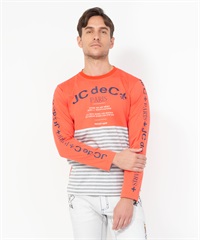 ボーダー使い半袖Tシャツ