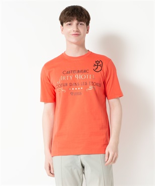 JCCホテル柄半袖Tシャツ(20オレンジ-46)