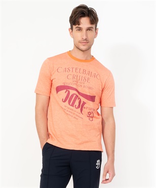 ヴィンテージ天竺半袖Tシャツ(20オレンジ-46)