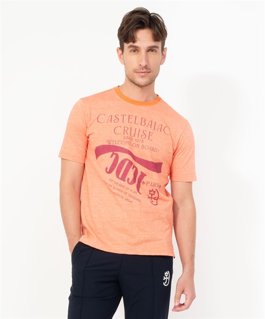 ヴィンテージ天竺半袖Tシャツ(20オレンジ-46)