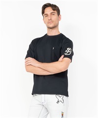 ポリエステルストレッチメッシュ使いBIG半袖Tシャツ