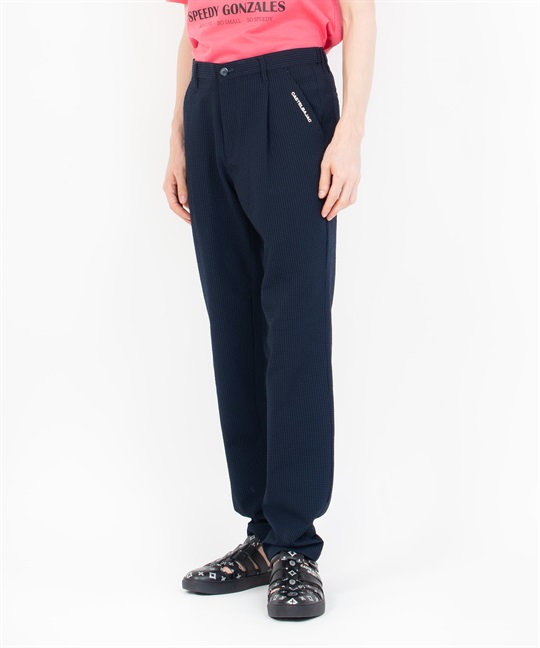 Peギンガムサッカーパンツ(59ネイビー-44)