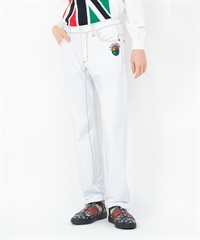 【カプセルコレクション】綿ナイロンユニオンジャック柄インクジェットパンツ