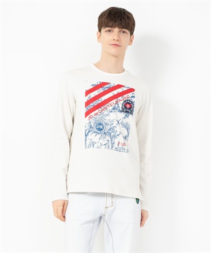 【カプセルコレクション】パリ柄長Tシャツ