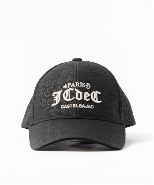 Peサッカーエンボス加工CAP(99ブラック-48)