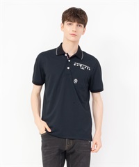 【カプセルコレクション】エコ鹿の子衿裏昇華転写半ポロシャツ