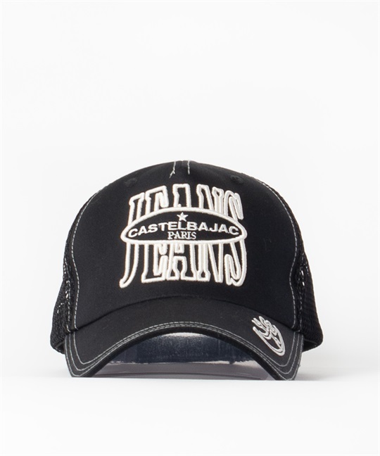 綿PeデニムCAP(99ブラック-48)