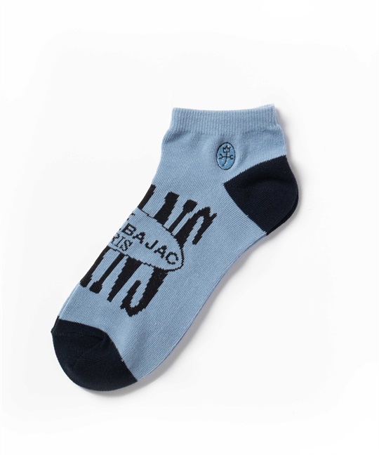 JEANSロゴスニーカー丈ソックス(54ブルーグレイ-46)