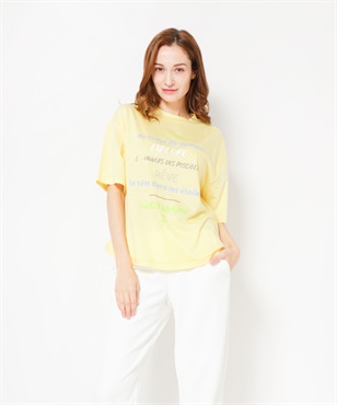 ロゴプリント 半袖Tシャツ(31シトラス-40)