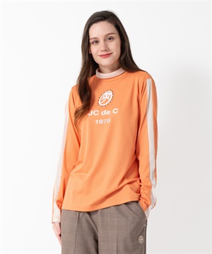 アクアスーティングリブ　ハイネックTシャツ(20オレンジ-40)