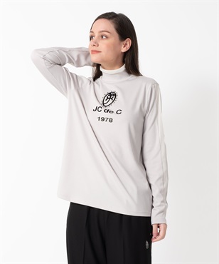 アクアスーティングリブ　ハイネックTシャツ(94ライトグレー-40)