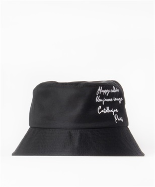 ベンチレーション&アジャスター付きバゲットハット(99ブラック-42)