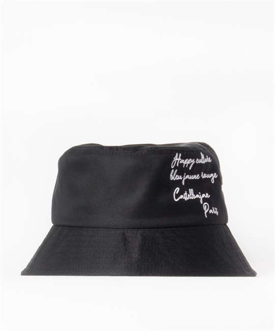 ベンチレーション&アジャスター付きバゲットハット(99ブラック-42)