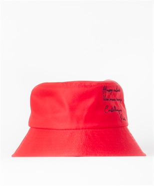 ベンチレーション&アジャスター付きバゲットハット(80レッド-42)