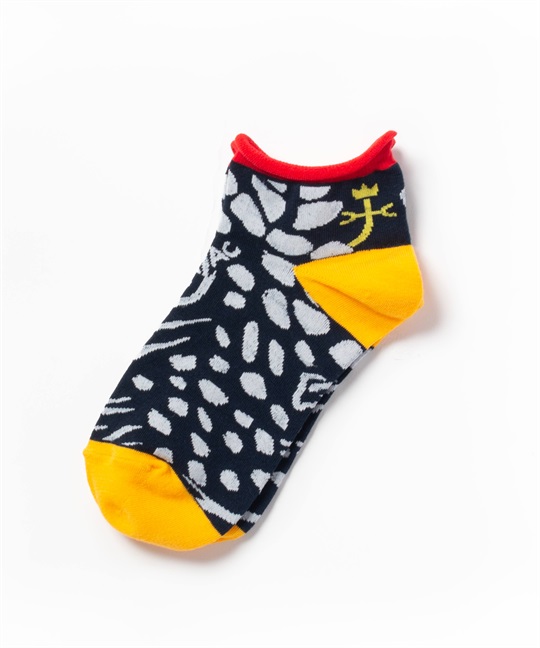 アニマル柄スニーカーソックス(59ネイビー-40)