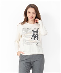 長袖ニットTシャツ