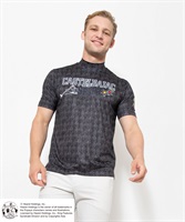 POPEYE(TM) 昇華転写鹿の子モックネック半袖Tシャツ