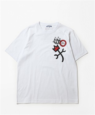 【EC限定】綿天竺50パイレーツプリント　Tシャツ(01ホワイト-44)