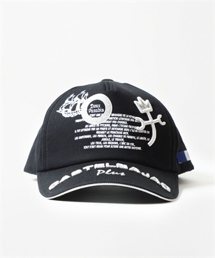 【EC限定】綿カツラギパイレーツCAP(99ブラック-48)