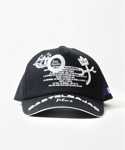 【EC限定】綿カツラギパイレーツCAP(99ブラック-48)