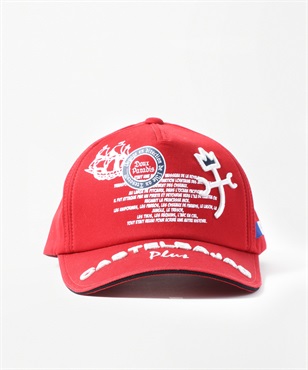 【EC限定】綿カツラギパイレーツCAP(80レッド-48)