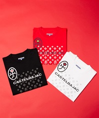 【EC限定】50/2シルケット天竺モノグラムロゴプリント半袖Tシャツ