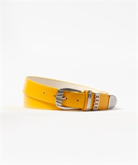 ロゴシルバープリント入りベルト