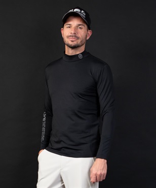 【BLACK】蓄熱機能付き裏起毛インナー長Tシャツ(99ブラック-46)