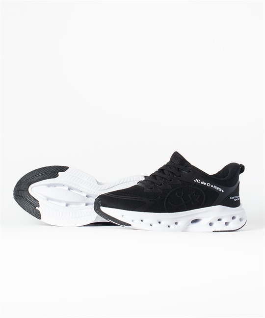 PEメッシュ家紋型押しシューズ(99ブラック-50)