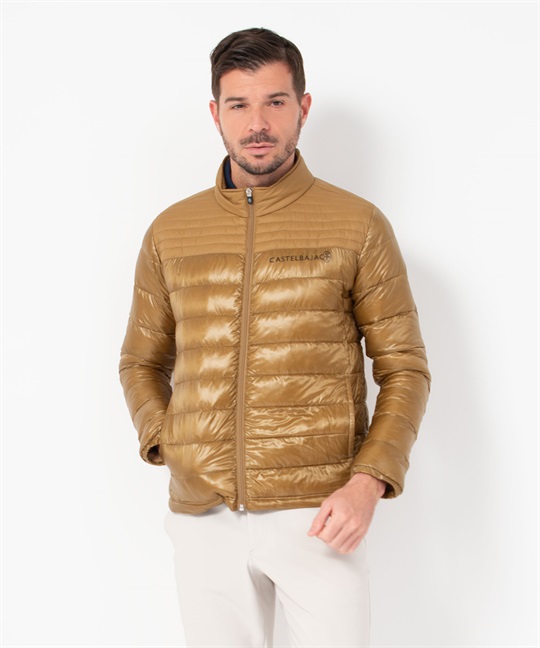 マット＆シレー切替ファイバーダウンブルゾン