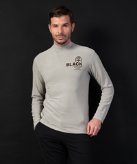 【BLACK】MIPベア天プリント入りインナー長Tシャツ
