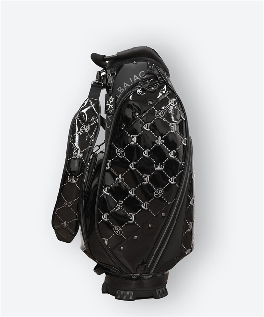 【予約商品】【BLACK】マットプレミアムキャディバッグ(99 ブラック-40)