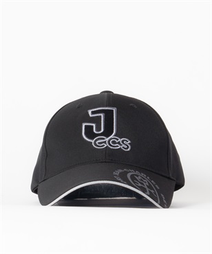 機能付きツイル立体刺繍入りキャップ(99ブラック-48)