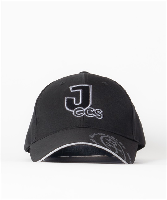 機能付きツイル立体刺繍入りキャップ(99ブラック-48)