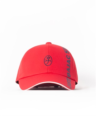 ロゴプリント入りドットエアーキャップ(80レッド-48)