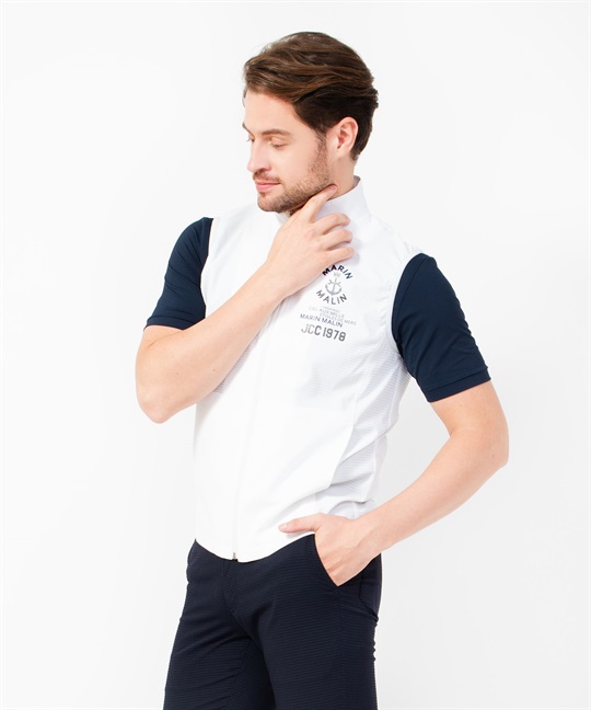 サッカードットエア/Pt入りベスト(01ホワイト-46)