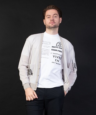 【BLACK】パワーネットPt入り長袖カーデ(12ベージュ-46)