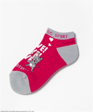 【TOM and JERRY】ジェリー＆タフィースニーカーソックス(70オペラピンク-40)