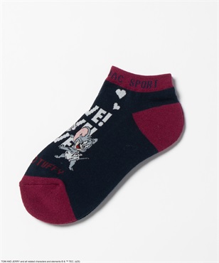 【TOM and JERRY】ジェリー＆タフィースニーカーソックス(59ネイビー-40)