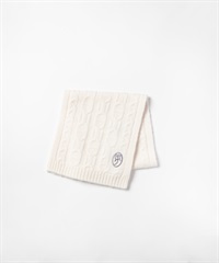 カシミヤケーブルニット差し込みマフラー